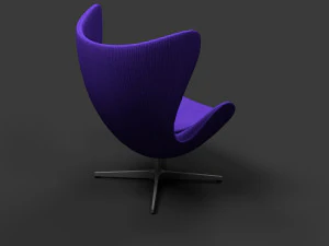 arne jacobsen egg chair 3D Model