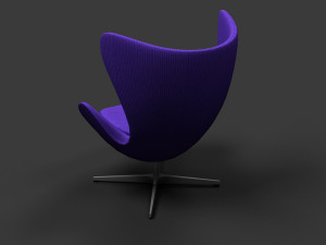 arne jacobsen egg chair 3D Модель
