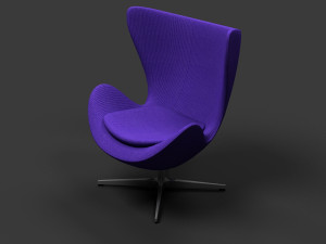 arne jacobsen egg chair 3D Модель