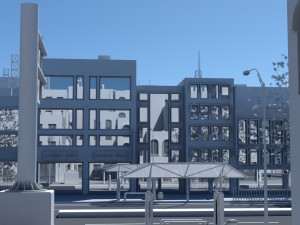 3d city street 3D मॉडल