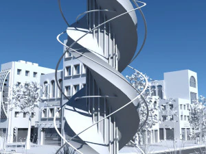 3d city street 3D Model