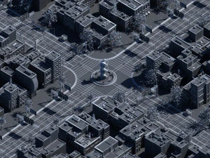 3d city street 3D Model