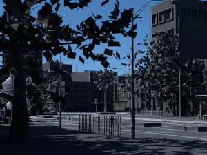 3d city street 3D Model