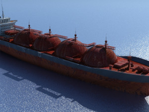 3d lng tanker 3D Model
