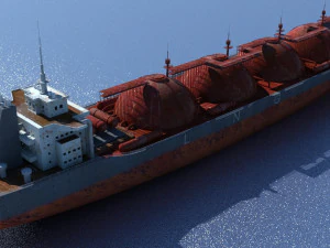 3d lng tanker 3D Model