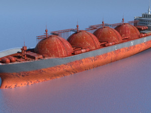 3d lng tanker 3D Model