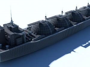 3d lng tanker 3D Model