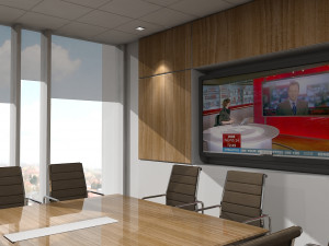 3d boardroom scene 3D Model