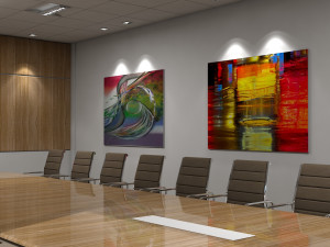 3d boardroom scene 3D Model