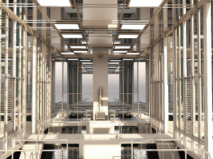 futuristic interior 10 3D 模型