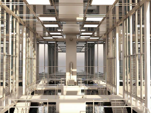 futuristic interior 10 3D Model