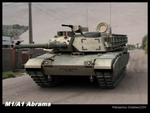 m1/a1 abrams Modello 3D
