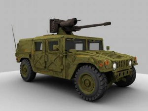 HMR 与 m242 大毒王 3D 模型