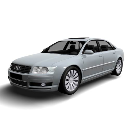 audi a8 3D Model .c4d .max .obj .3ds .fbx .stl .blend 