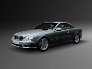 メルセデスCL600 3Dモデル