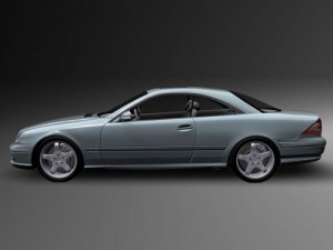 mercedes cl600 3D 模型