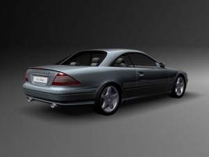 mercedes cl600 3D 模型