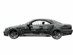 mercedes cl600 3D 模型
