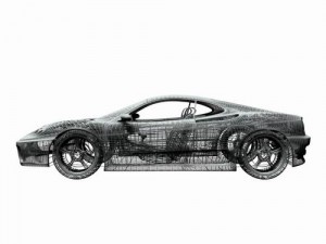 ferrari 360 modena Model 3D