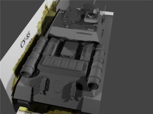 su-85 Model 3D
