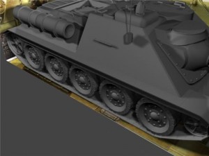 su-85 Model 3D