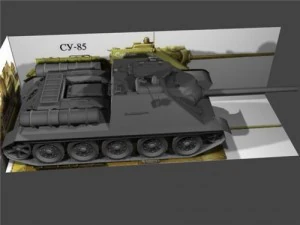 su-85 3D Model