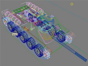 su-85 Model 3D