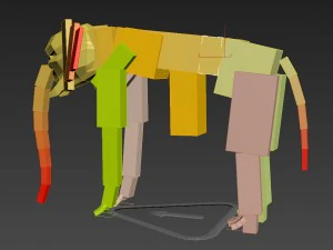 elefante Modello 3D