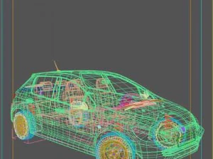 peugeot 307 3D Model