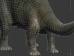 бронтозавр 3D Модель