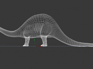 brontosaurus 3Dモデル