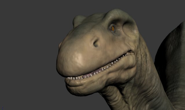 brontosaurus 3D Модель in Динозавр 3DExport