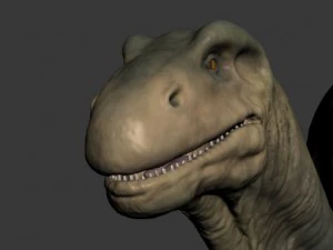 бронтозавр 3D Модель