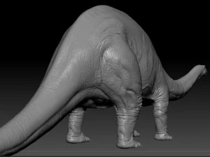 бронтозавр 3D Модель