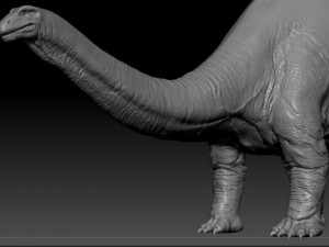 brontosaurus 3Dモデル
