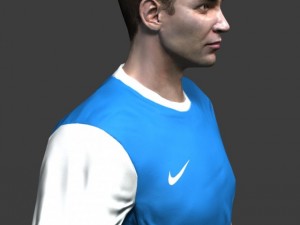 soccer player 3D-Modell