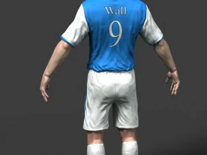 soccer player 3D Model