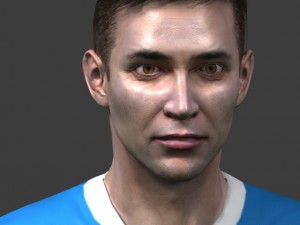 soccer player 3D-Modell