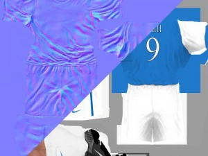 soccer player 3D Model