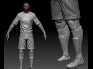 soccer player 3D-Modell