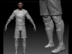 soccer player 3D Model