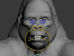 gorila Modelo 3D