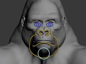 gorilla 3D-Modell