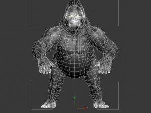 gorilla 3D-Modell