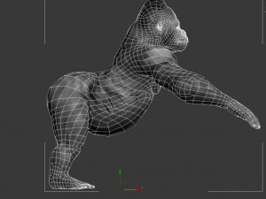 gorilla 3D-Modell