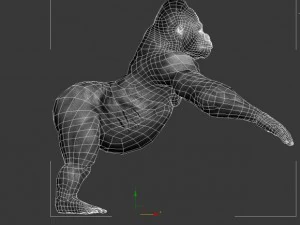 gorila Modelo 3D