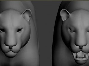 lion 3D Model