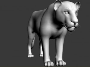 lion 3D Model