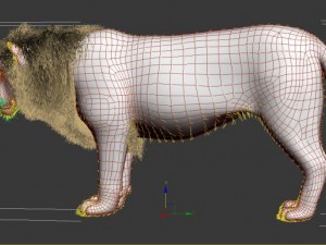 lion 3D-Modell