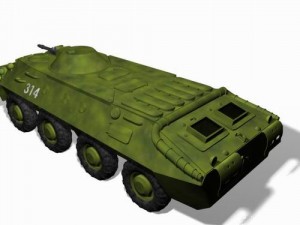 btr 70 3D-Modell